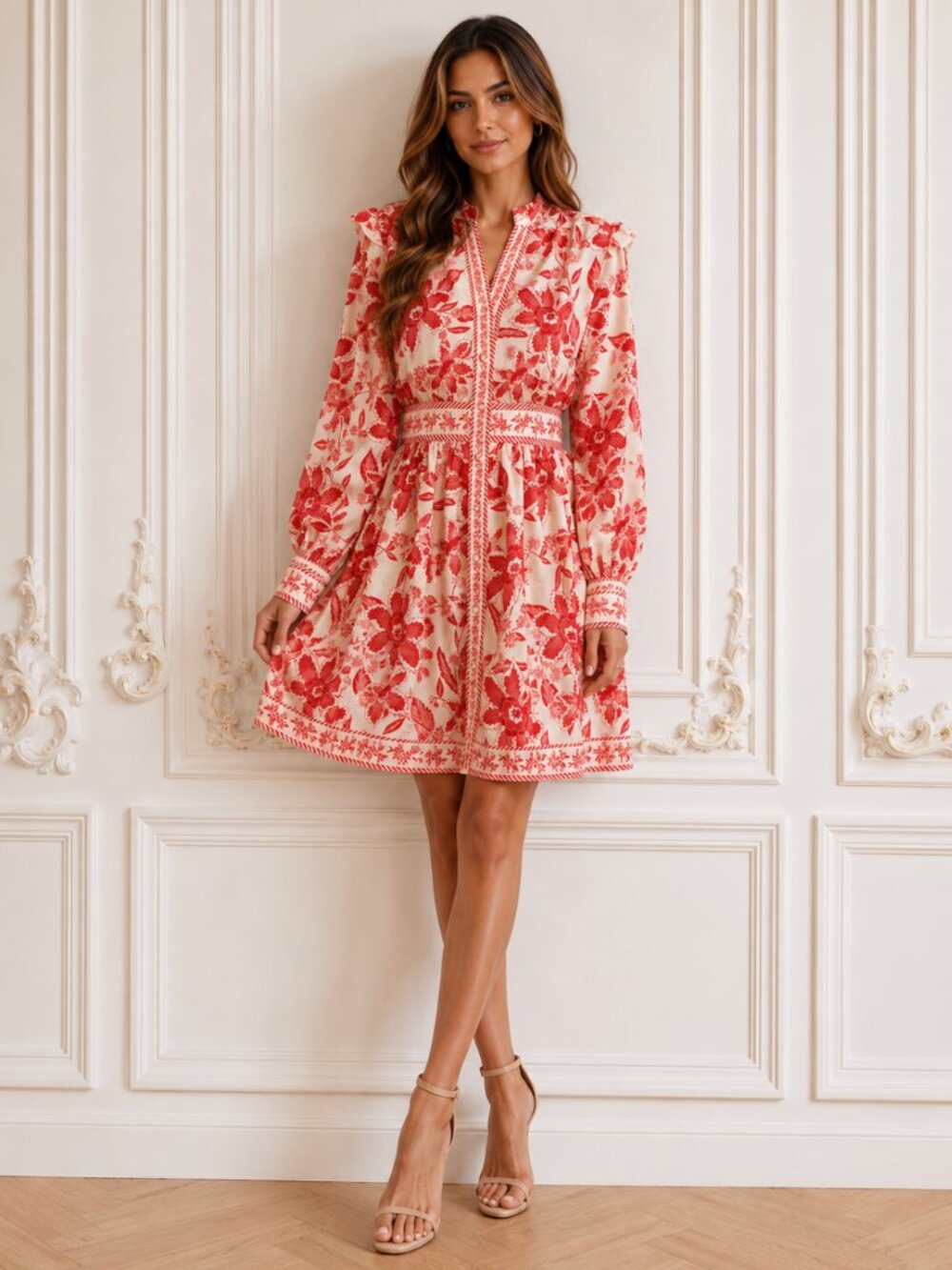 Large "Rosalie" Long Sleeve Dress